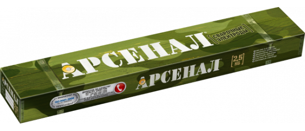 Электроды сварочные Арсенал МР-3, ф 3 мм (уп-2,5 кг) купить с доставкой в Егорьевске